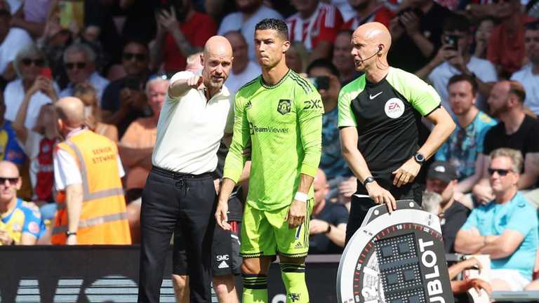 Эрик Тен Хаг и Криштиану Роналду / фото из открытых источников Эрик Тен Хаг и Криштиану Роналду / фото из открытых источников