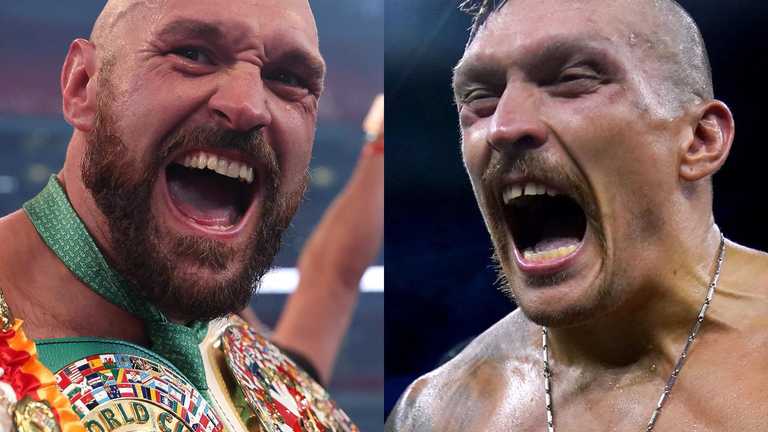 Ф'юрі та Усик / Колаж Bad Left Hook Ф'юрі та Усик / Колаж Bad Left Hook