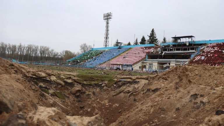 Стадіон чернігівської Десни / Фото Укрінформ Стадіон чернігівської Десни / Фото Укрінформ