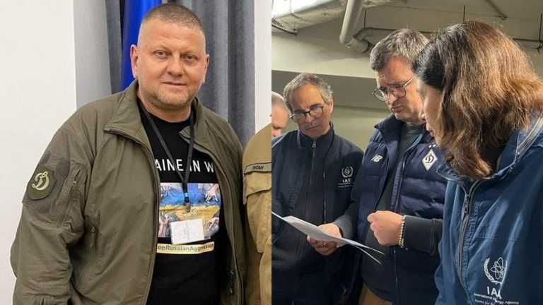 Залужний та Кулеба з символікою Динамо / фото з відкритих джерел Залужний та Кулеба з символікою Динамо / фото з відкритих джерел