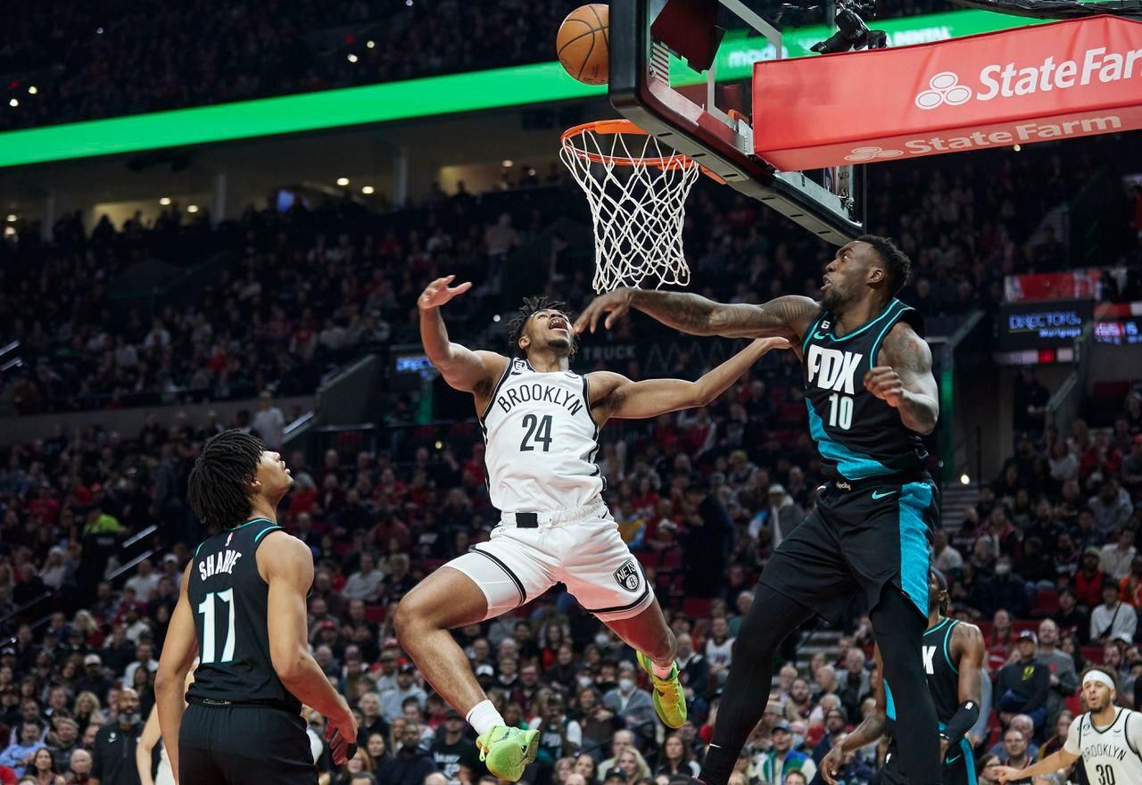 Бруклин обыграл Портленд / Фото НБА