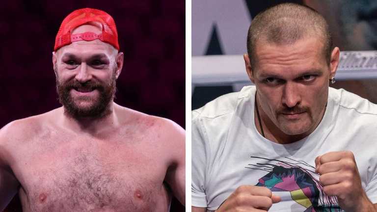 Ф'юрі та Усик / Колаж Planet Sport Ф'юрі та Усик / Колаж Planet Sport