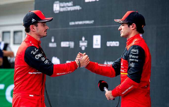 Леклер і Сайнс / Фото Формули-1 Леклер і Сайнс / Фото Формули-1