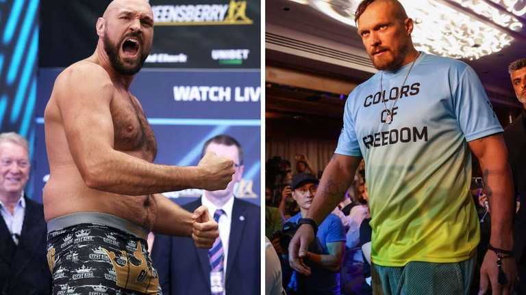 Ф'юрі та Усик / Колаж Daily Express Ф'юрі та Усик / Колаж Daily Express
