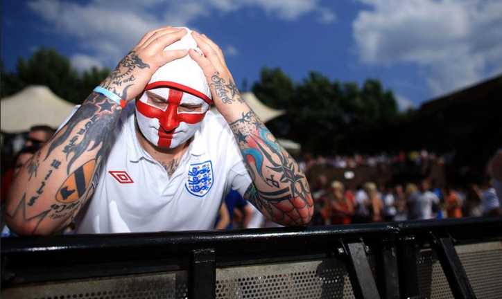 Фанат Англії / фото з відкритих джерел