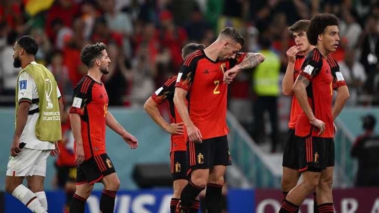 Бельгия опозорилась в матче против Марокко / AFP