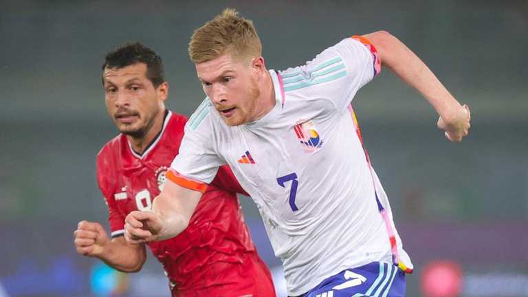 Сборная Бельгии в выездной форме на матче с Египтом / фото из открытых источников Сборная Бельгии в выездной форме на матче с Египтом / фото из открытых источников