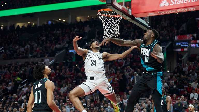 Бруклін обіграв Портленд / Фото НБА Бруклін обіграв Портленд / Фото НБА