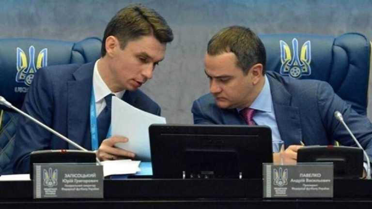 Андрій Павелко та Юрій Запісоцький / Фото УАФ Андрій Павелко та Юрій Запісоцький / Фото УАФ