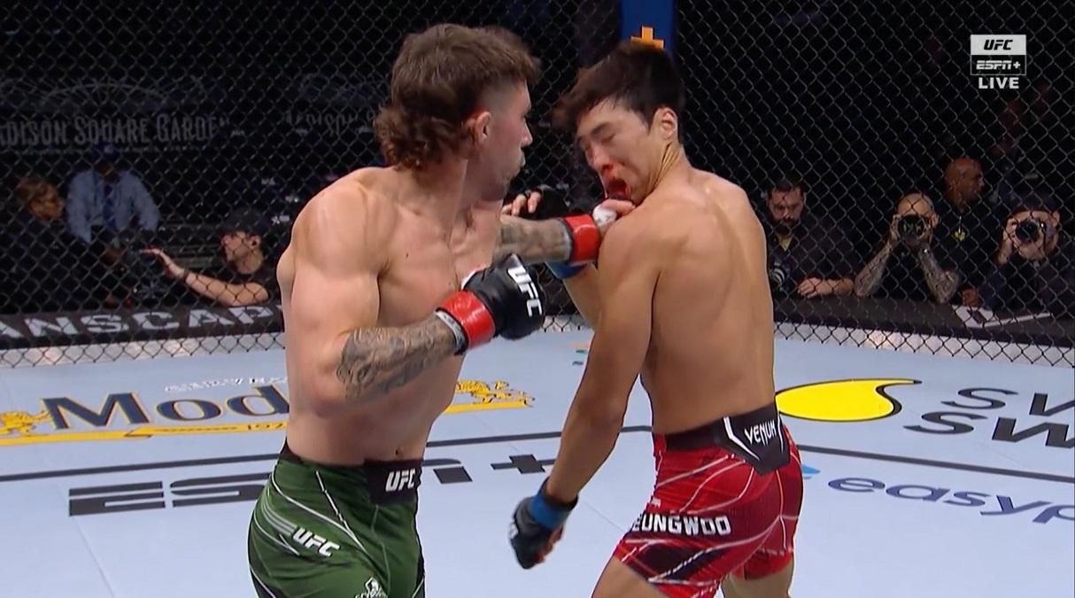 Майкл Тризано – Сун Ву Чой / Скриншот из трансляции Майкл Тризано – Сун Ву Чой / Скриншот из трансляции