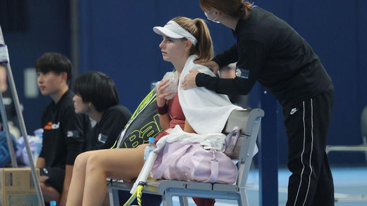 Катаріна Завацька травмувалася / фото Ando Securities Open