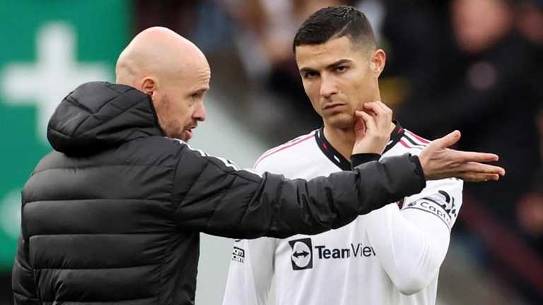 Роналду і тен Хаг / фото The Sun Роналду і тен Хаг / фото The Sun