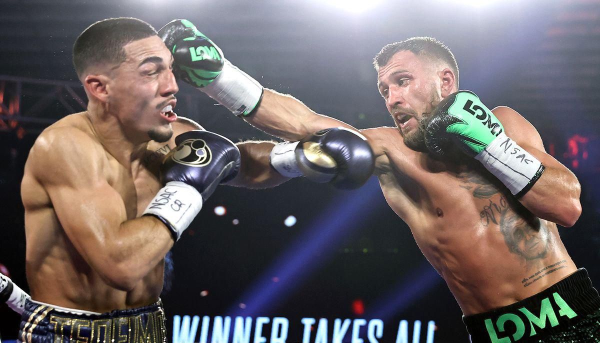 Ломаченко против Лопеса / фото Top Rank Ломаченко против Лопеса / фото Top Rank