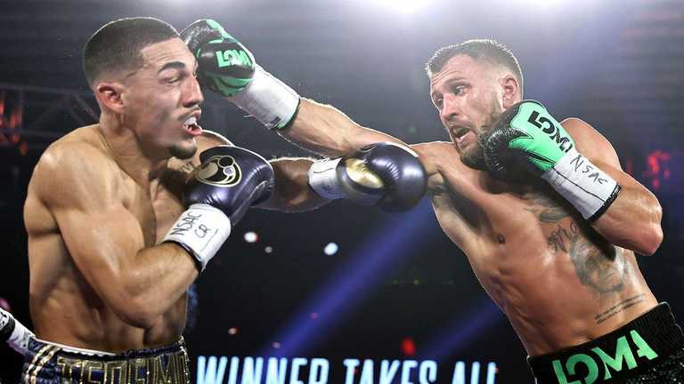 Ломаченко против Лопеса / фото Top Rank Ломаченко против Лопеса / фото Top Rank