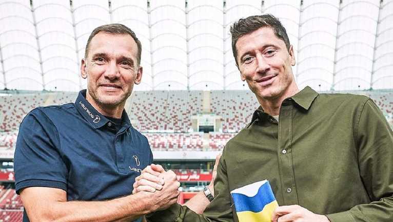 Андрій Шевченко та Роберт Лєвандовскі / Фото B/R Football Андрій Шевченко та Роберт Лєвандовскі / Фото B/R Football