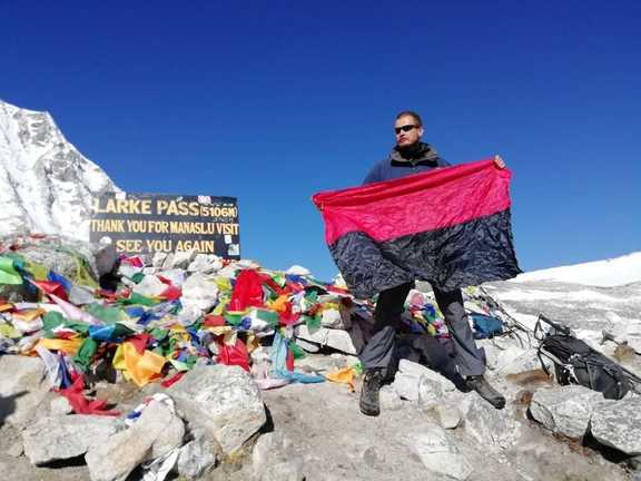 Віталій Дячук на Великому Гімалайському Шляху / Фото з соцмереж Віталій Дячук на Великому Гімалайському Шляху / Фото з соцмереж