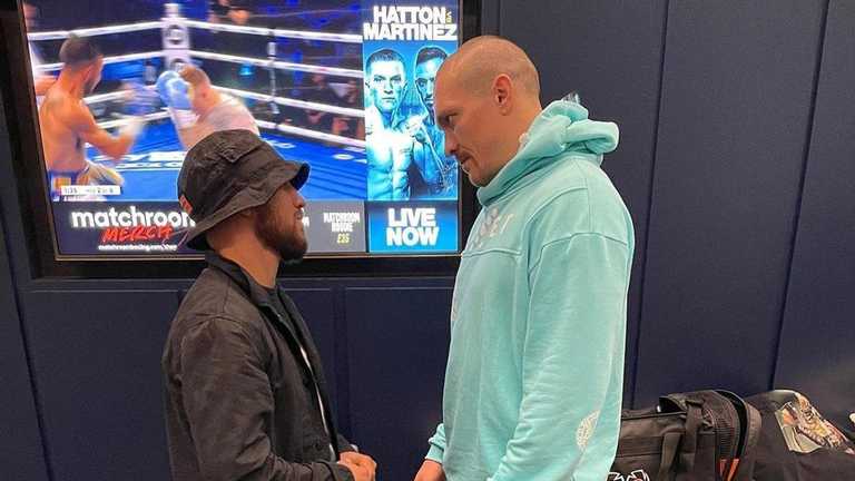 Ломаченко і Усик / Фото Fightnews Ломаченко і Усик / Фото Fightnews