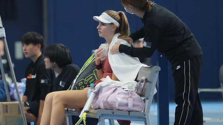 Екатерина Завацкая травмировалась / фото Ando Securities Open Екатерина Завацкая травмировалась / фото Ando Securities Open