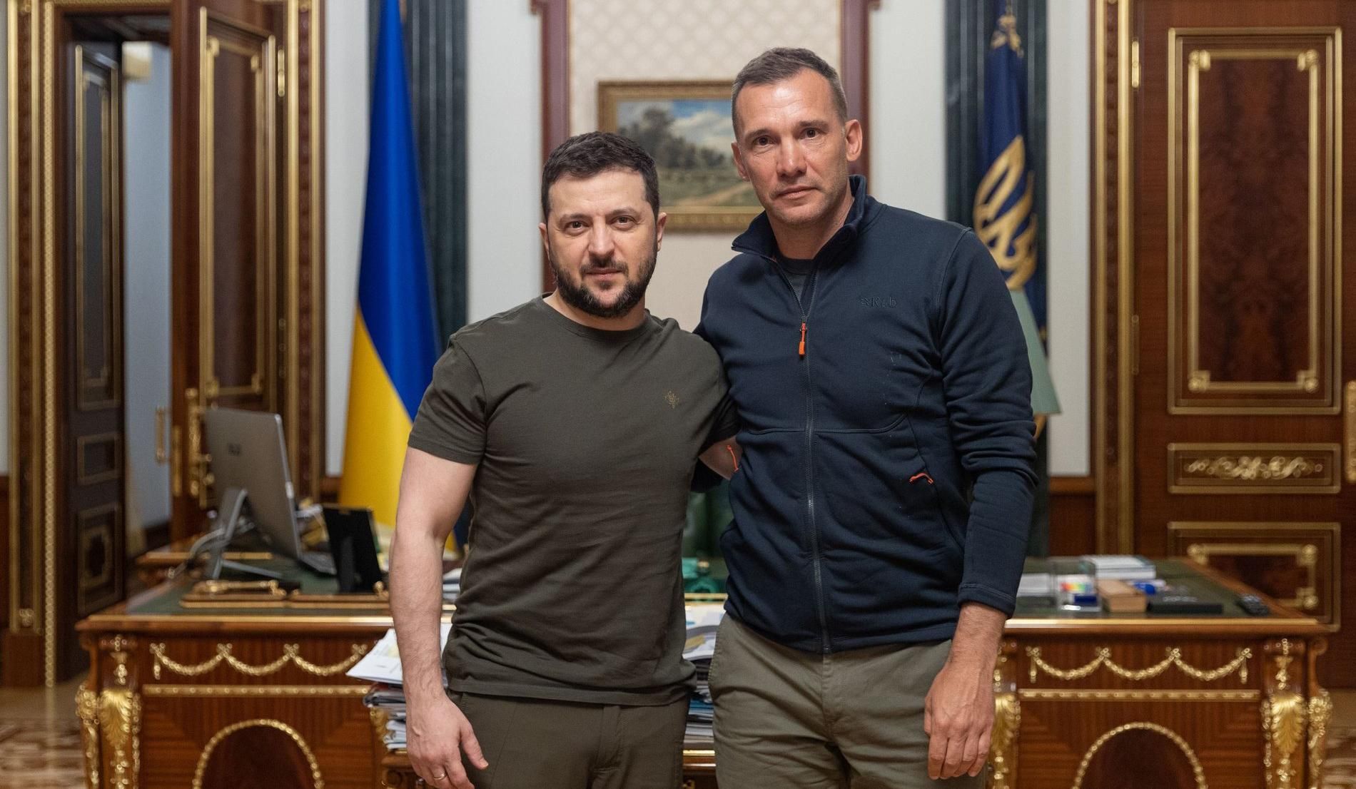 Шевченко та Зеленський / фото Офіс Президента