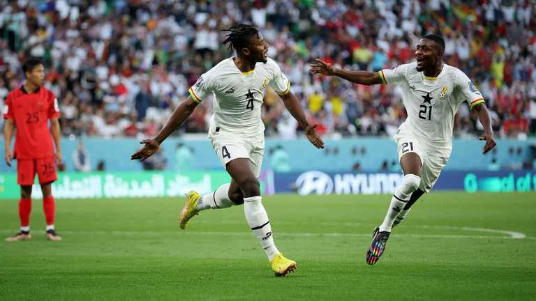 Гана в феерическом матче одолела Южную Корею / фото AFP Гана в феерическом матче одолела Южную Корею / фото AFP