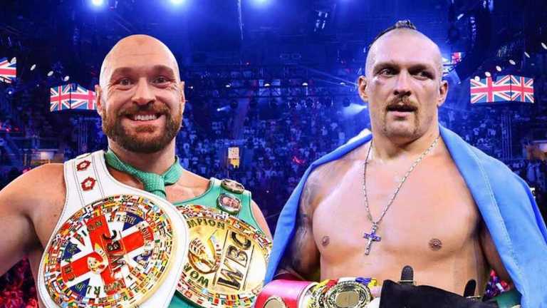 Ф'юрі та Усик / фото Talksport Ф'юрі та Усик / фото Talksport