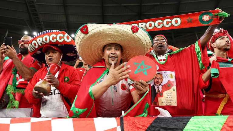 Перемозі Марокко раділи не лише фани команди / фото AFP Перемозі Марокко раділи не лише фани команди / фото AFP