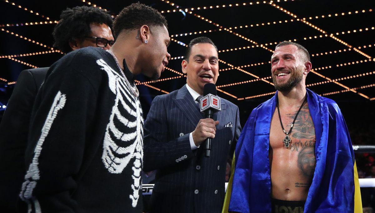 Хейні та Ломаченко / фото Top Rank