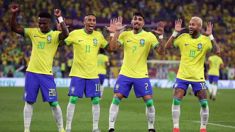 Бразилія святкує / Фото ФІФА