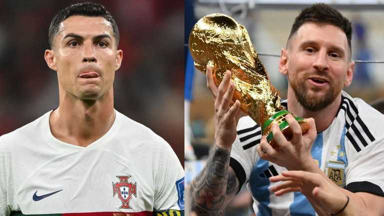 Криштиану Роналду и Лионель Месси / Коллаж Manchester Evening News Криштиану Роналду и Лионель Месси / Коллаж Manchester Evening News