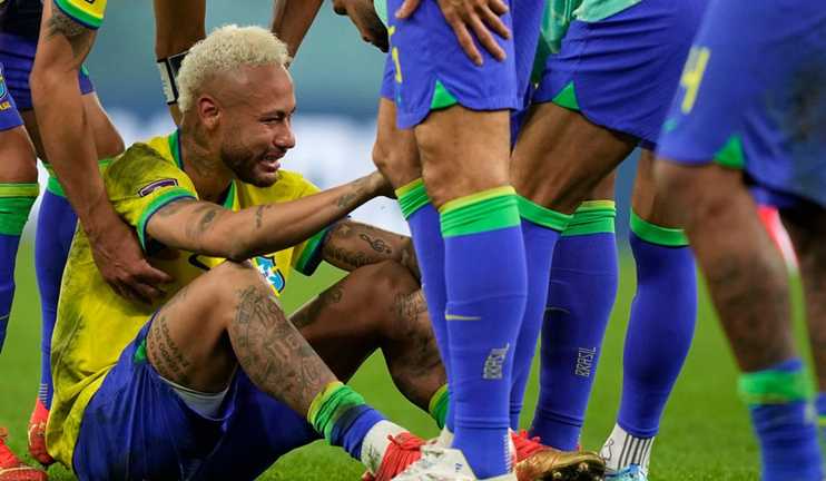 Емоції Неймара після вильоту з ЧС-2022 / AP Емоції Неймара після вильоту з ЧС-2022 / AP