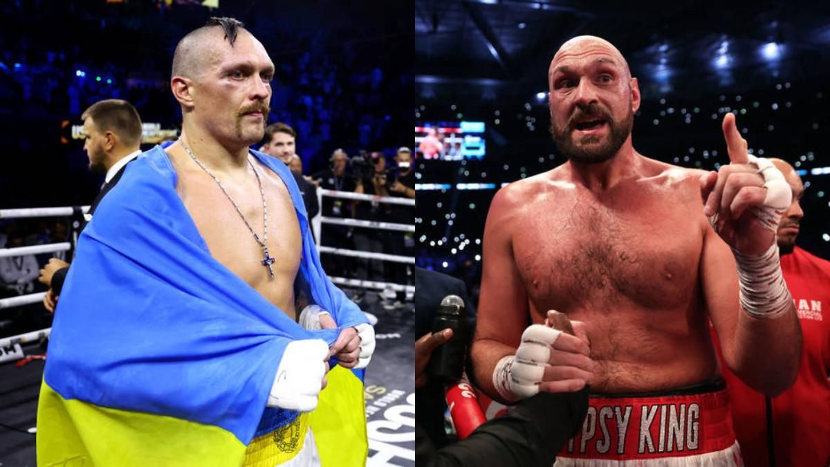 Усик та Ф'юрі / колаж Спорт24 Усик та Ф'юрі / колаж Спорт24