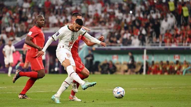 Марокко вышло в плей-офф ЧМ-2022 / фото AFP