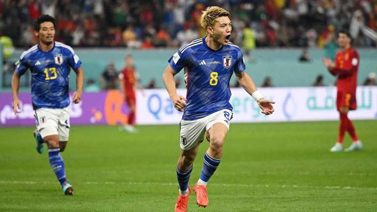 Японці шокували Іспанію / фото AFP Японці шокували Іспанію / фото AFP