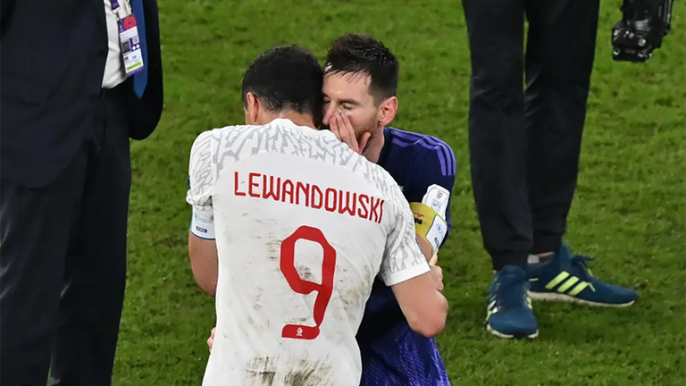 Месси и Левандовски / фото из открытых источников Месси и Левандовски / фото из открытых источников