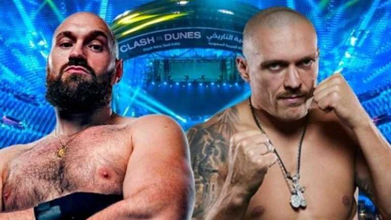 Ф'юрі vs Усик / фотоколаж з відкритих джерел Ф'юрі vs Усик / фотоколаж з відкритих джерел