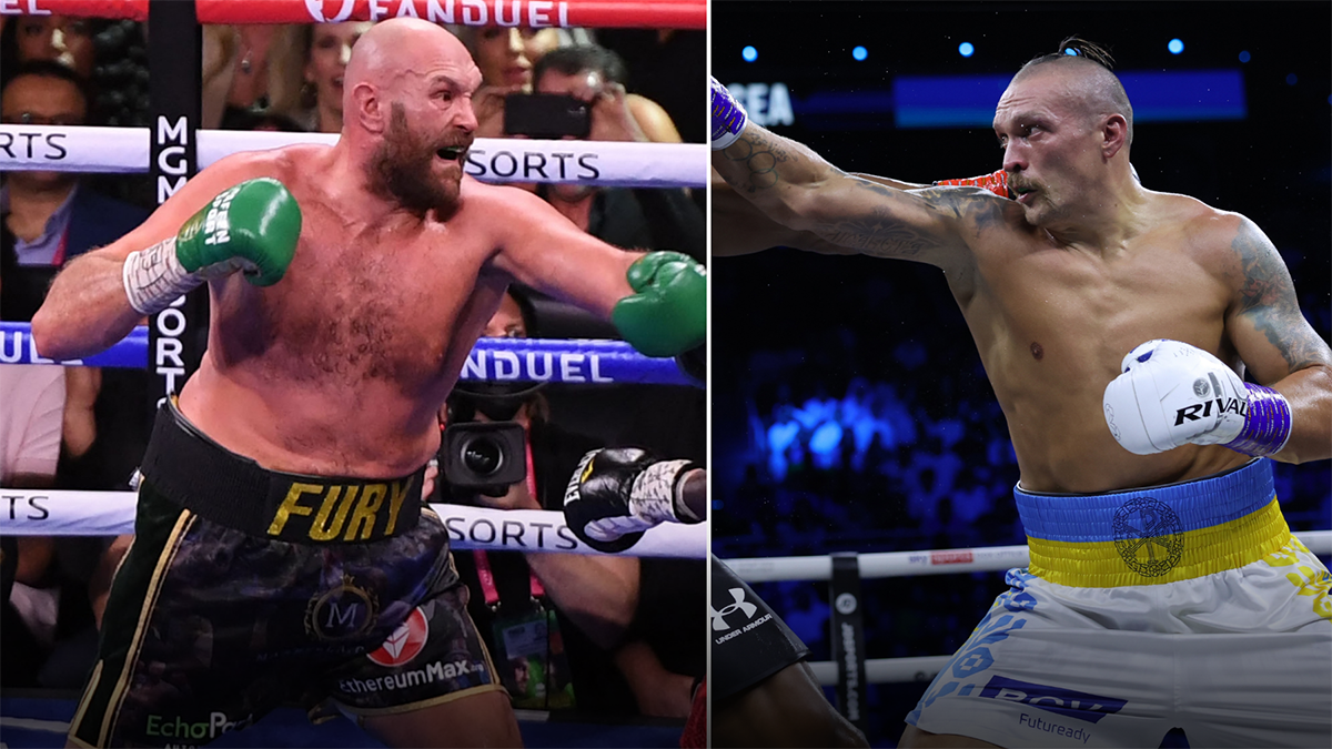 Ф’юрі проти Усика / фото з відкритих джерел