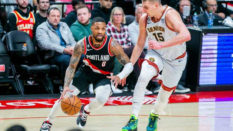 Денвер выиграл у Портленда / Фото НБА. Денвер выиграл у Портленда / Фото НБА.