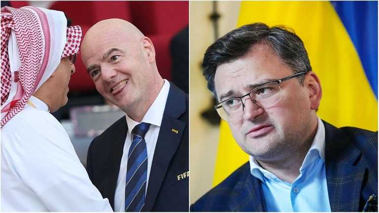 Дмитро Кулеба і Джанні Інфантіно / Колаж Спорт 24 Дмитро Кулеба і Джанні Інфантіно / Колаж Спорт 24