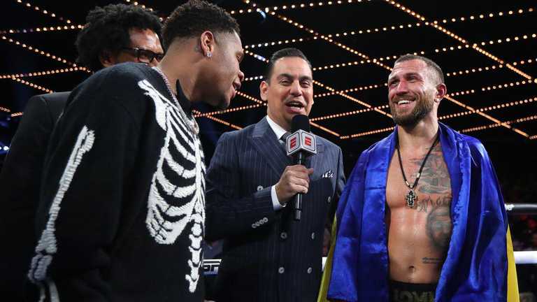 Хейні та Ломаченко / фото Top Rank Хейні та Ломаченко / фото Top Rank