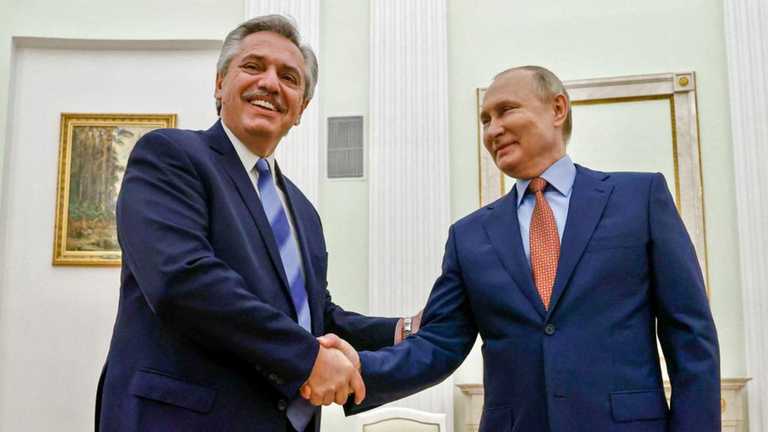 Фернандес та путін / AFP Фернандес та путін / AFP