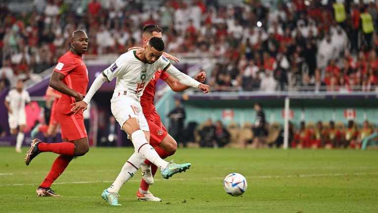 Марокко вийшло у плей-офф ЧС-2022 / фото AFP Марокко вийшло у плей-офф ЧС-2022 / фото AFP