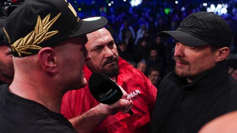 Александр Усик и Тайсон Фьюри / Фото Queensberry Promotions Александр Усик и Тайсон Фьюри / Фото Queensberry Promotions