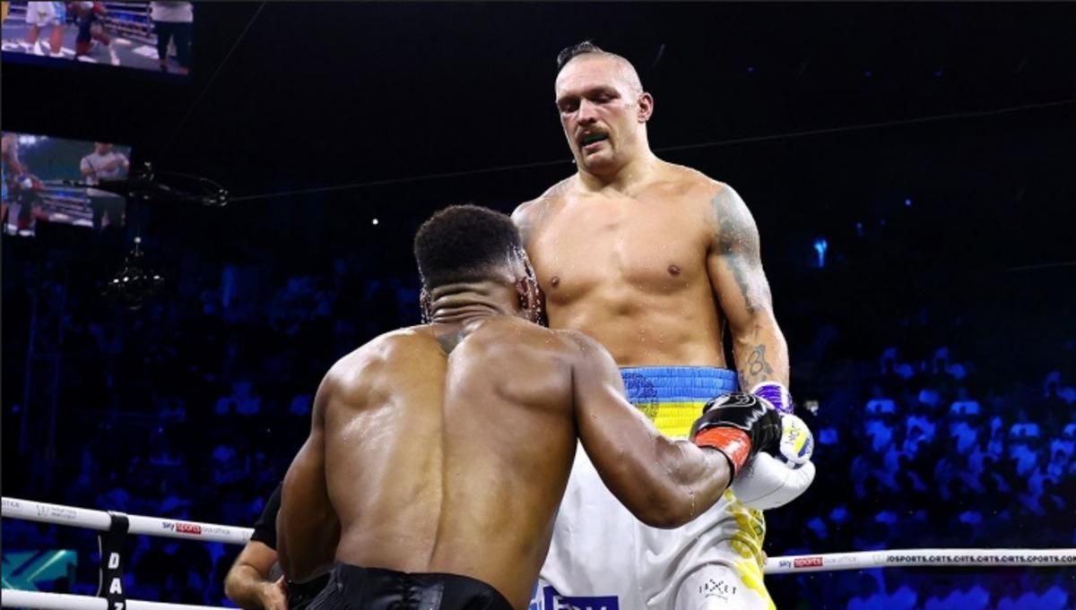 Олександр Усик у переможному бою з Ентоні Джошуа / фото з відкритих джерел Олександр Усик у переможному бою з Ентоні Джошуа / фото з відкритих джерел