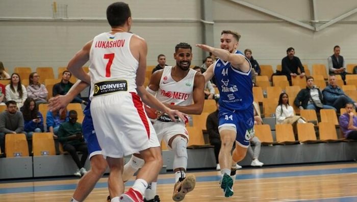 Прометей одержал разгромную победу в Латвийско-эстонской баскетбольной лиге
