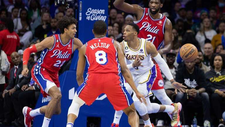 Филадельфия одолела Лос-Анджелес / Фото НБА Филадельфия одолела Лос-Анджелес / Фото НБА