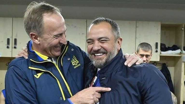 Петраков та Павелко / фото УАФ Петраков та Павелко / фото УАФ