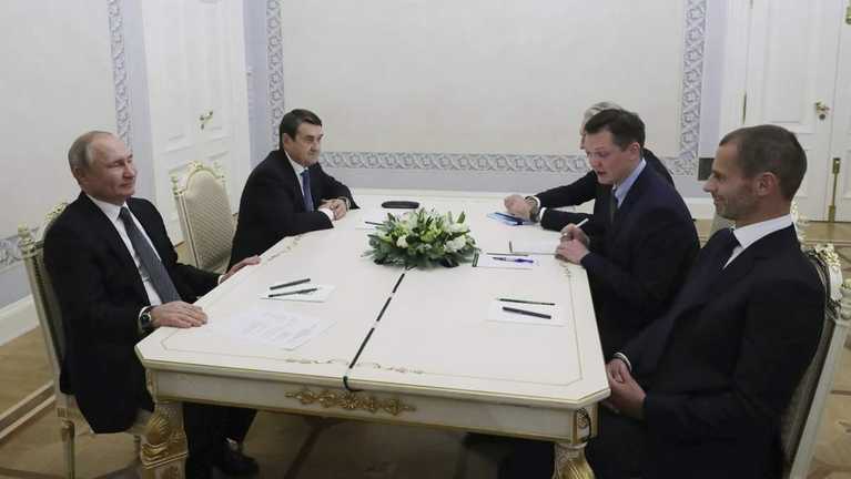 путин и Чеферин / фото AP путин и Чеферин / фото AP