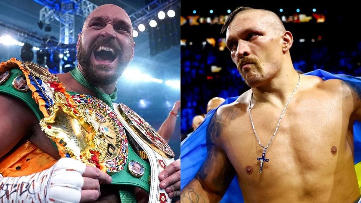 Усик – Ф'юрі / Колаж Marca Усик – Ф'юрі / Колаж Marca