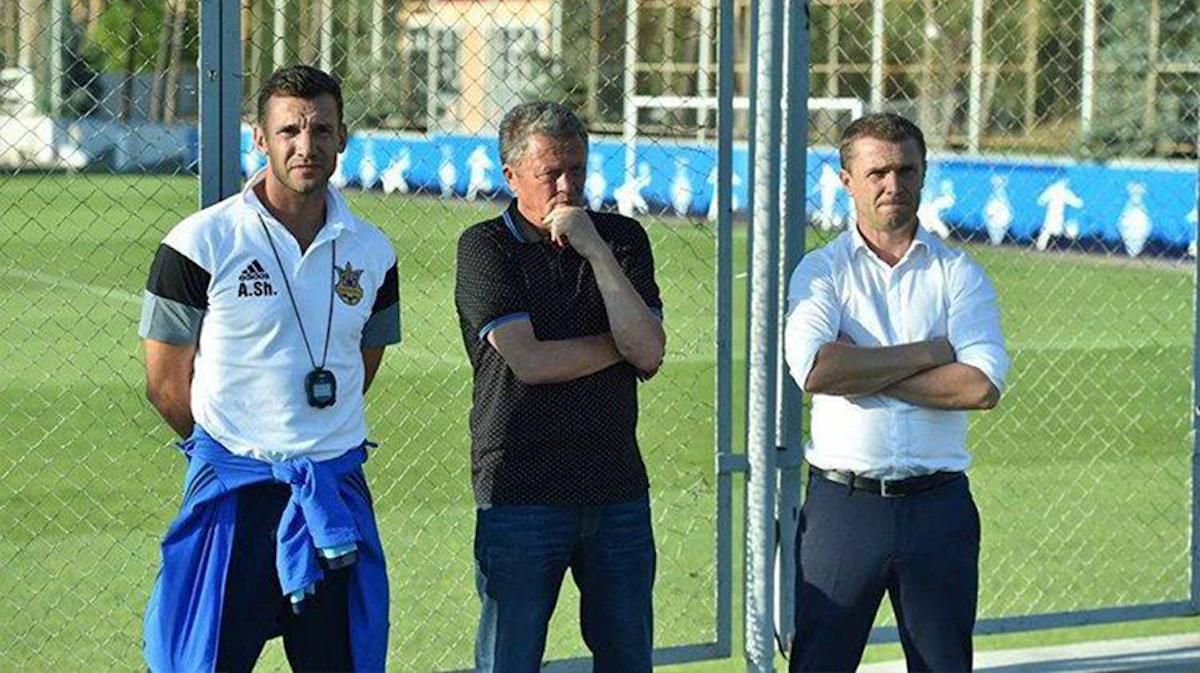 Шевченко, Маркевич и Ребров / фото УАФ