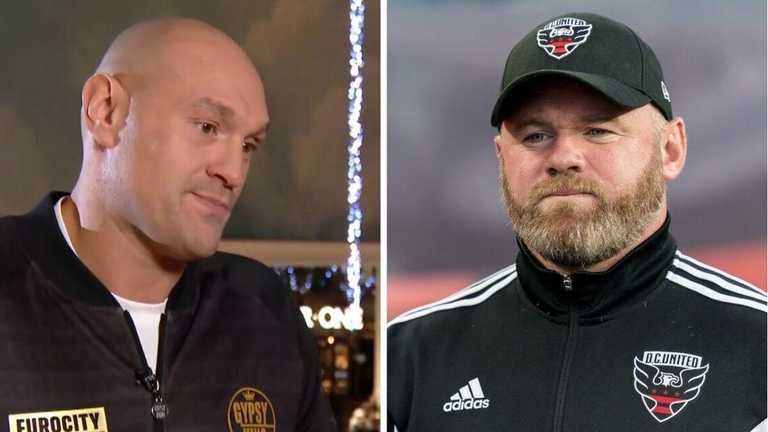 Тайсон Фьюри и Уэйн Руни / Фото Daily Express Тайсон Фьюри и Уэйн Руни / Фото Daily Express